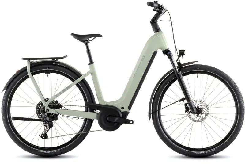 Cube Kathmandu Hybrid One 800Wh Electric Bike in Pea Green - 2026-2