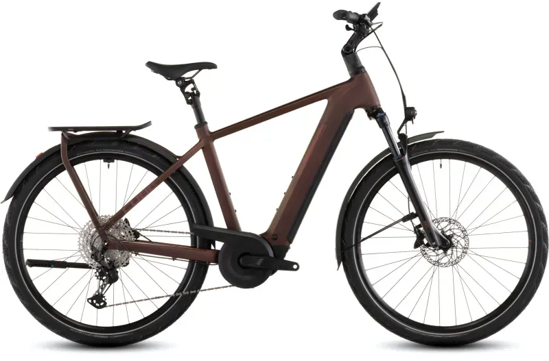 Cube Kathmandu Hybrid Pro 800Wh Electric Bike in Sunglow/Chrome - 2026