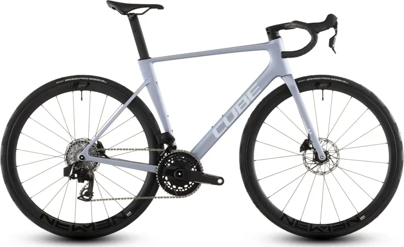 Cube Litening Air C68X Pro Road Bike in Metallic Grey/White - 2026