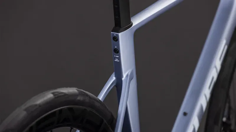 Cube Litening Air C68X Pro Road Bike in Metallic Grey/White - 2026-4