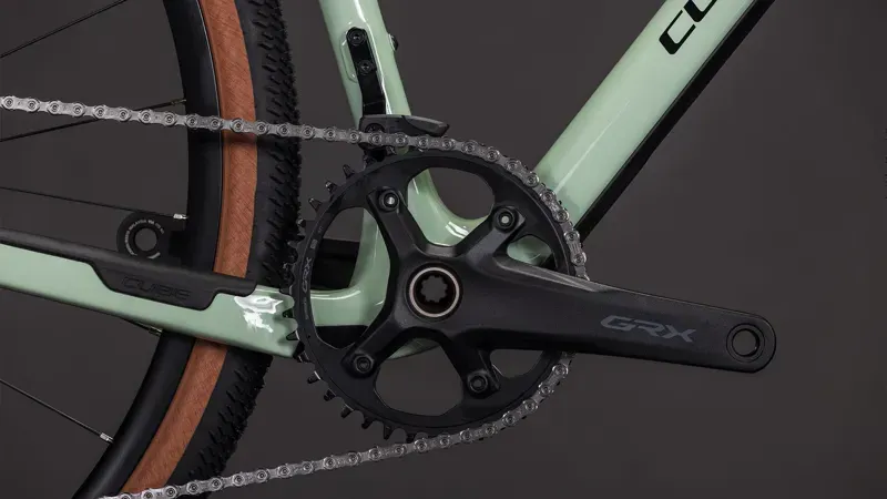 Cube Nuroad C:62 One Road Bike In Aloe Green/Black-5