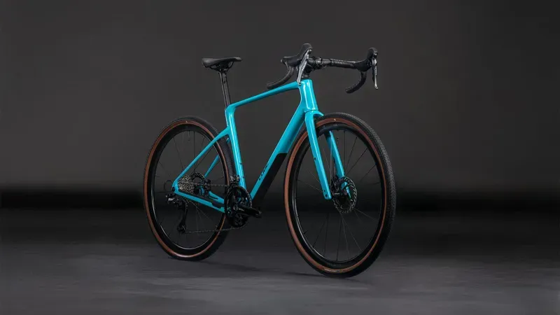 Cube Nuroad C62 Pro Gravel Bike in Swimming Pool/Black-1