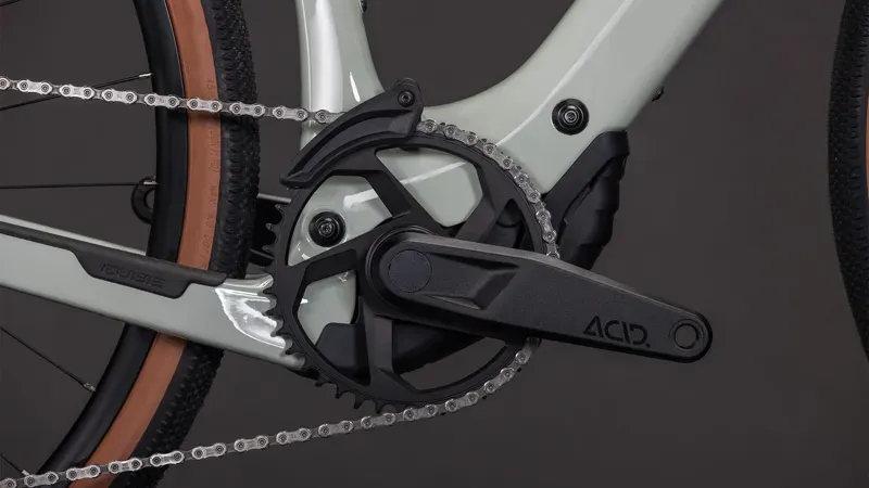 Cube Nuroad Hybrid C62 Race 400x Electric Gravel Bike in Reed Beige/Black - 2026-4