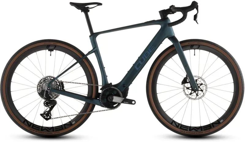 Cube Nuroad Hybrid C62 SLT 400Wh E-Gravel Bike in Royal Green/Crisscross - 2026