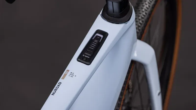 Cube Nuroad Hybrid C62 SLX 400x E-Gravel Bike in Ice Blue/Prism-2