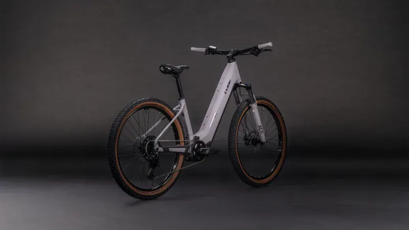 Cube Reaction Hybrid Performance 600 E-MTB in Plum Grey/Black-3