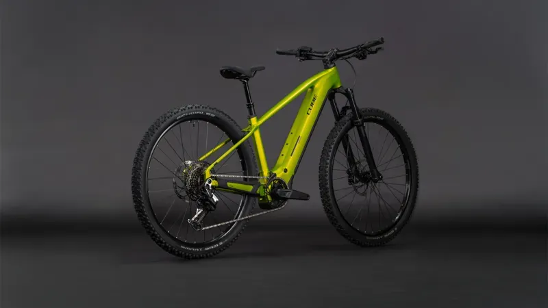 Cube Reaction Hybrid Race 800 E-MTB in Lizard Green/Black-1