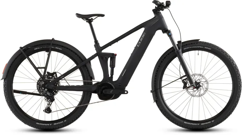 Cube Stereo Hybrid One22 Pro 800 FE E-Hybrid Bike In Night/Chrome