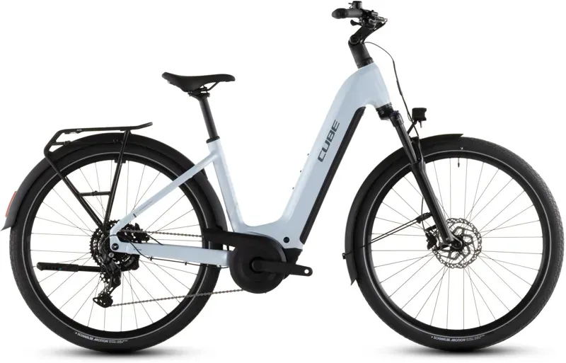 Cube Touring Hybrid One 600 E-Hybrid Bike in Glacier/Reflex-4