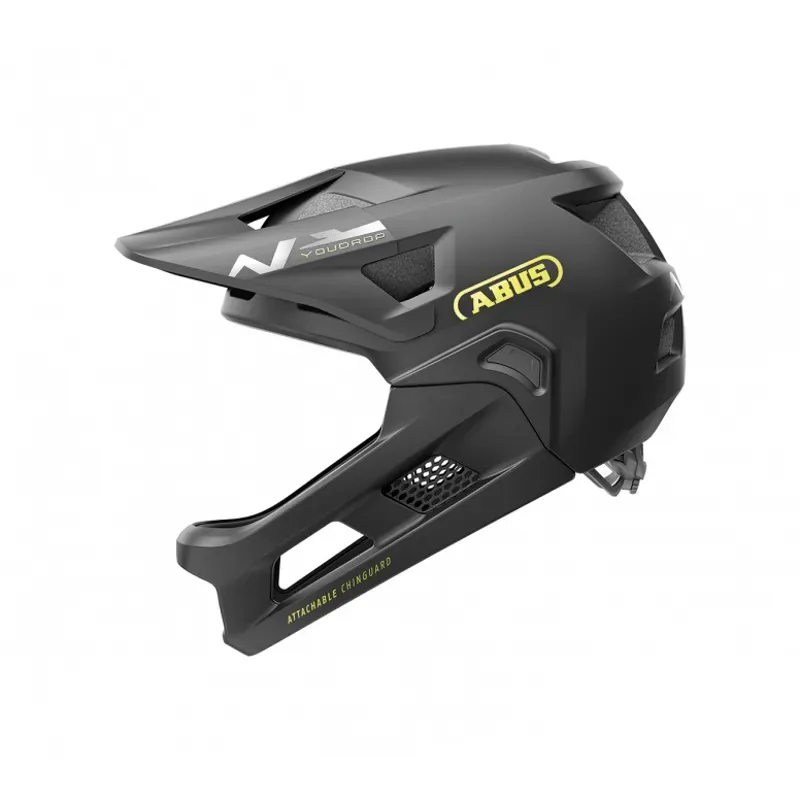 Abus YouDrop Full Face 48-55cm Kids Helmet in Black