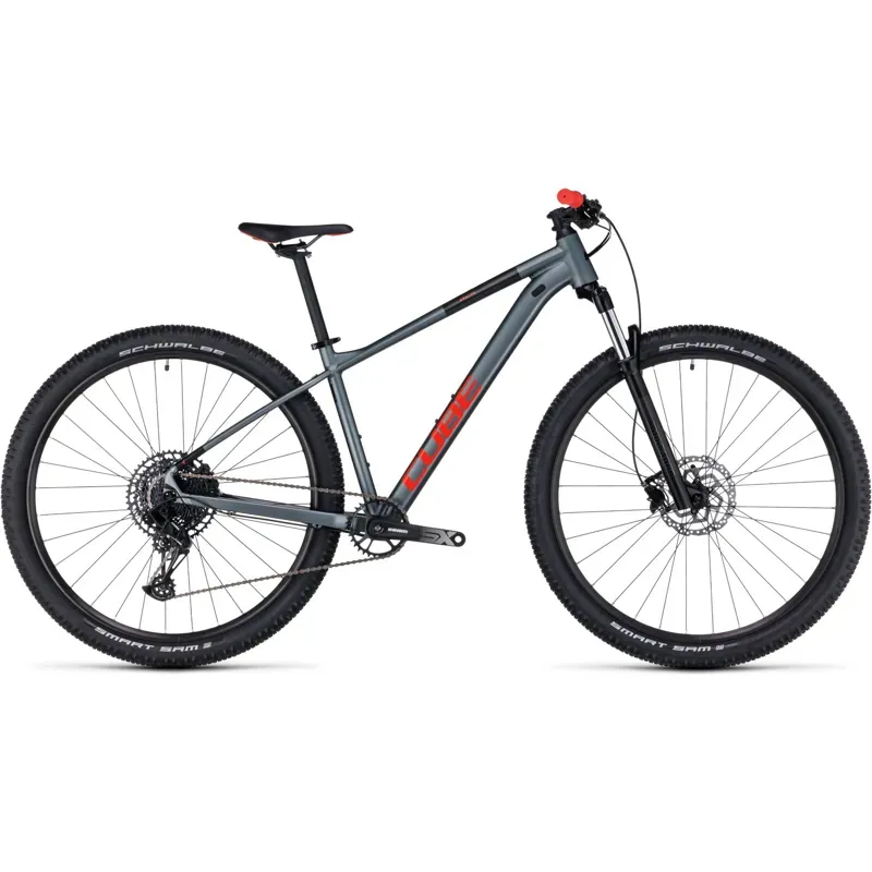 Cube Analog Mountain Bike in Flash Grey/Red