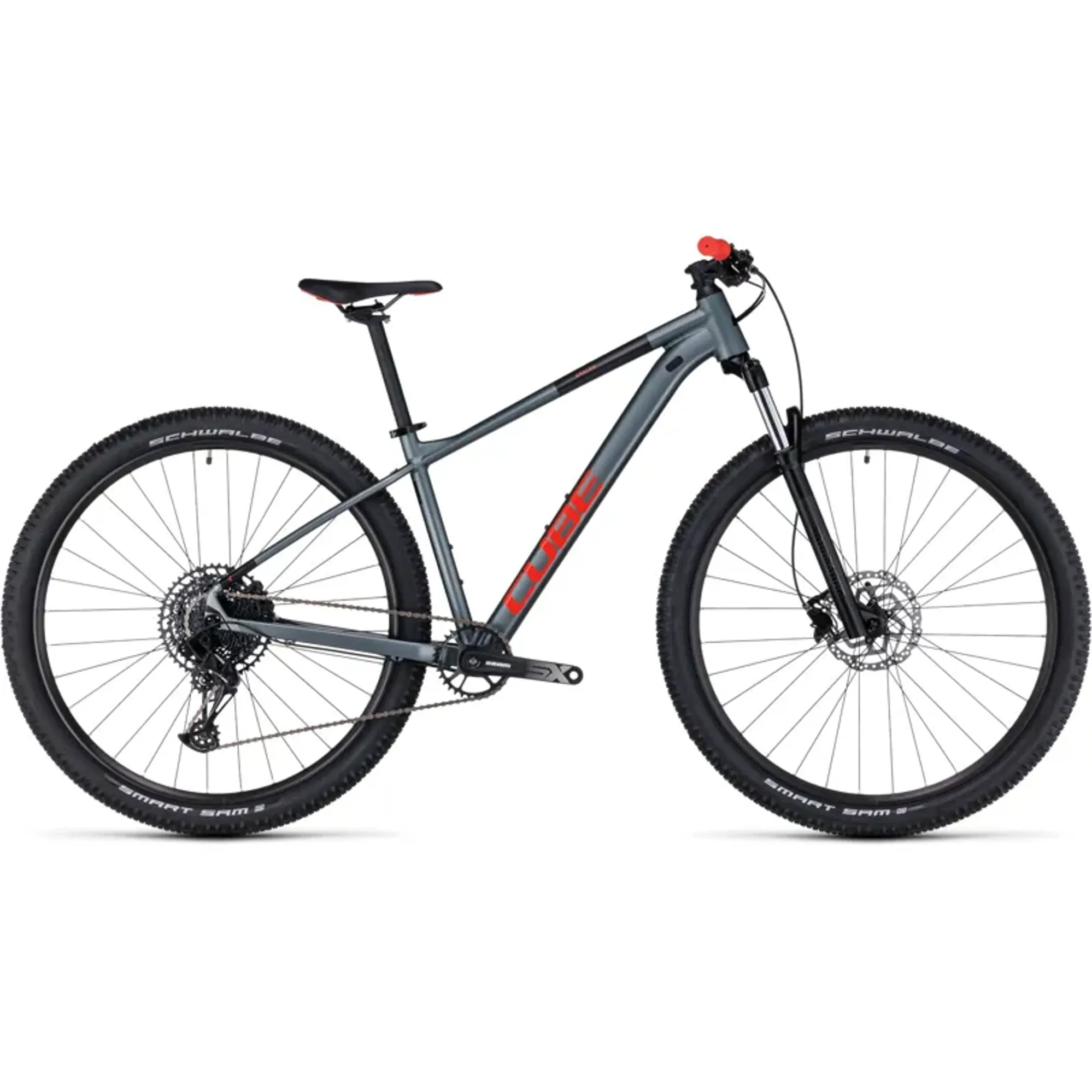 Cube Analog Mountain Bike in Flash Grey/Red - Main Image