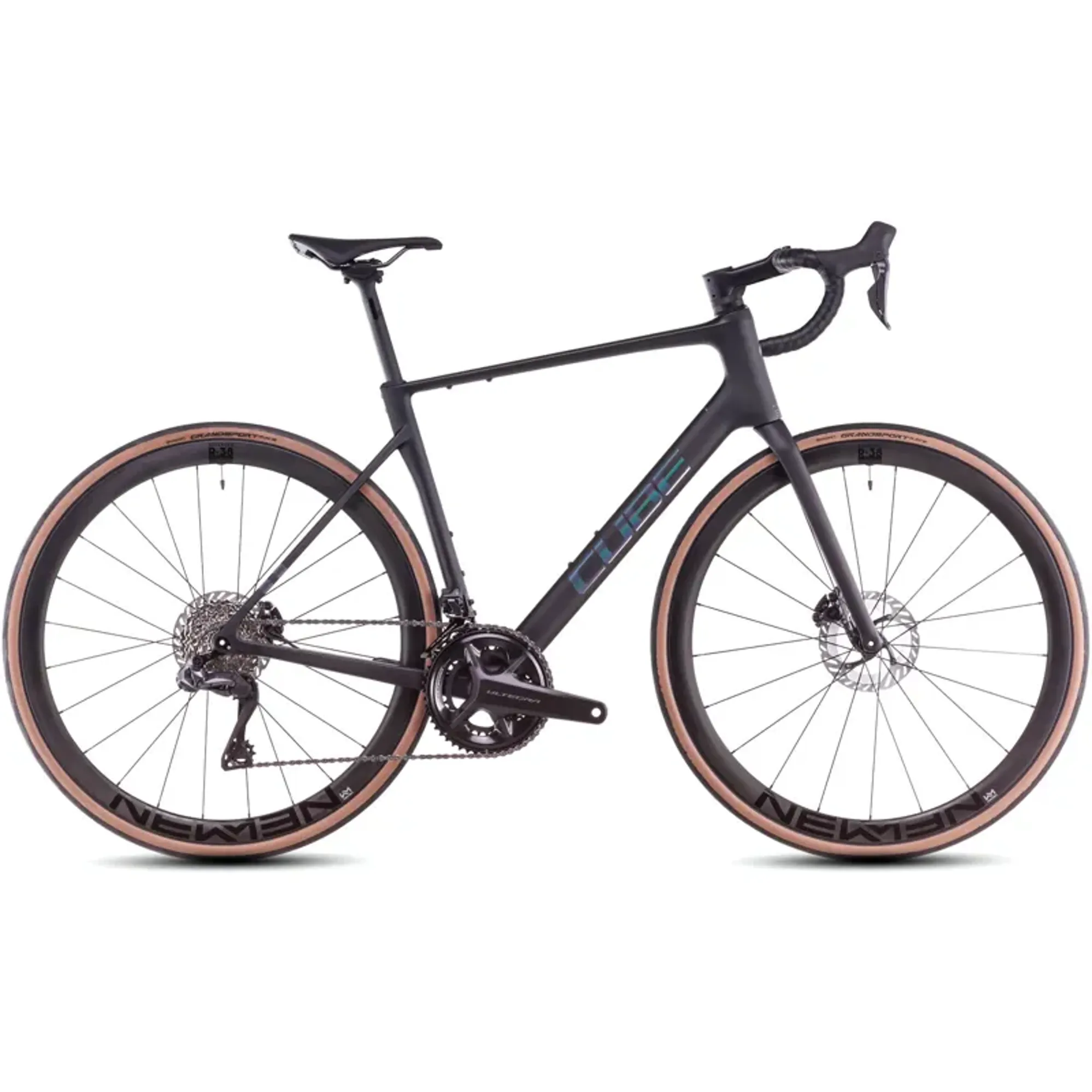 Cube Attain c:62 SLT Road Race Bike in Carbon/Rainbow