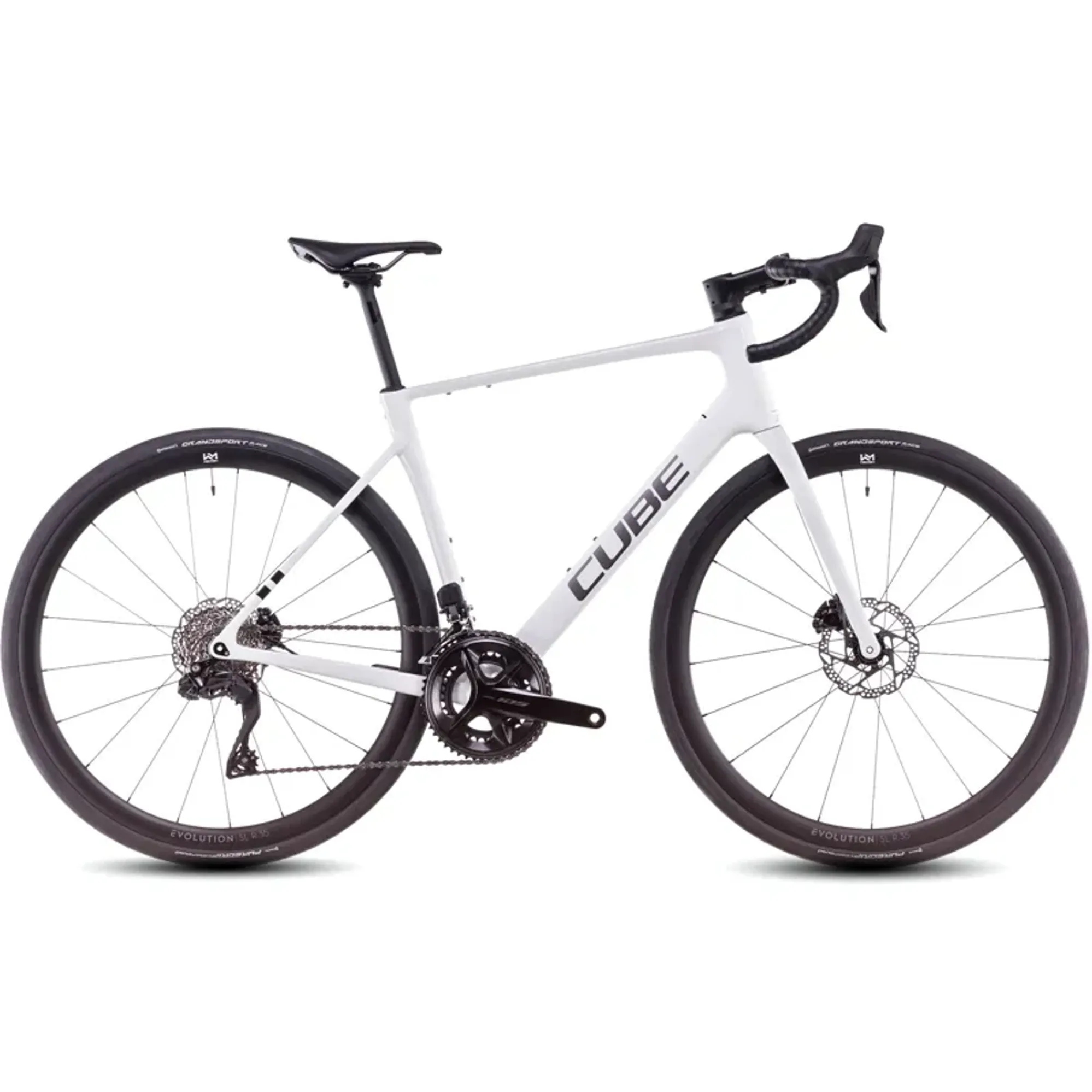 Cube Attain c:62 SLX Road Bike in Cotton/Black - Main Image