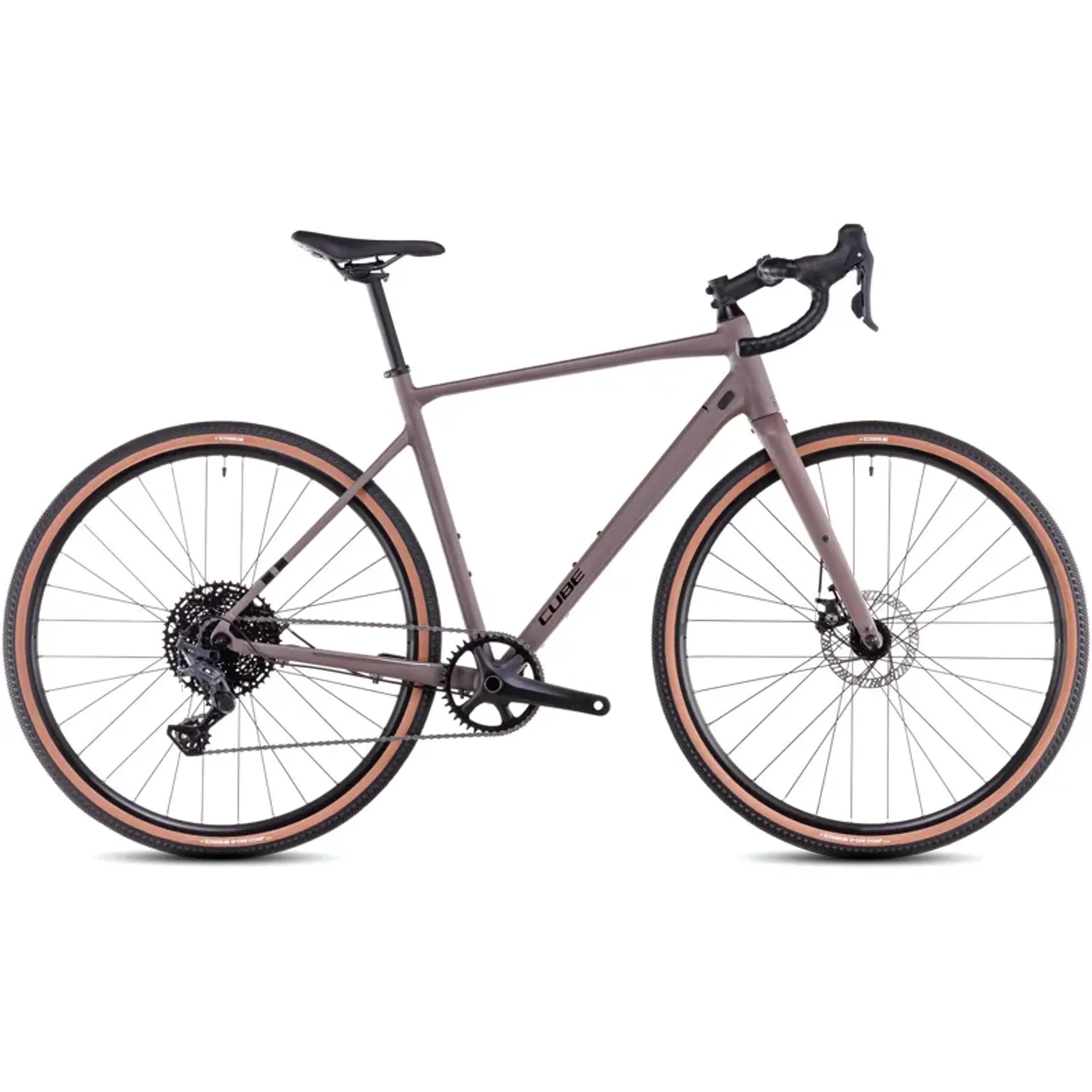 Cube Nuroad One Gravel Bike in Cedar/Black - Main Image
