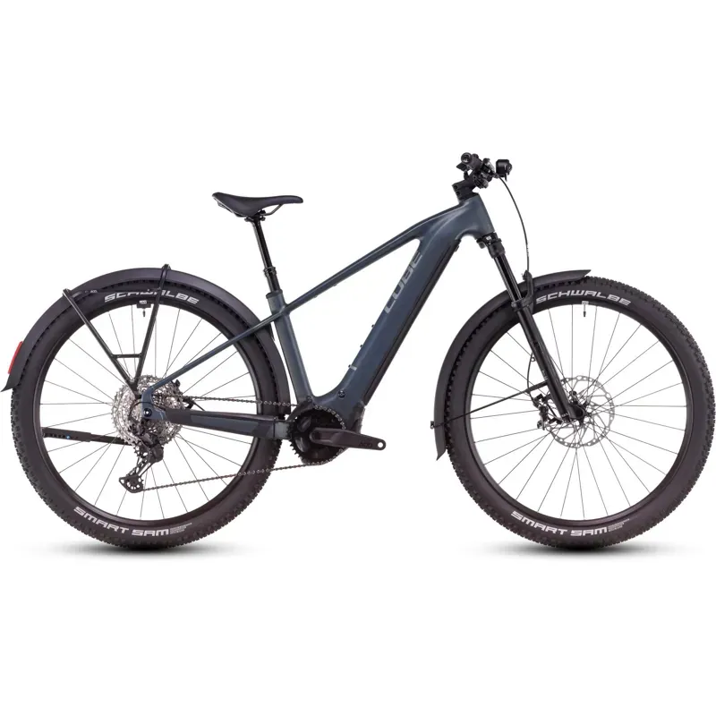 Cube Reaction Hybrid SLX Allroad eMountain Bike in Sage Brush Green/Prism