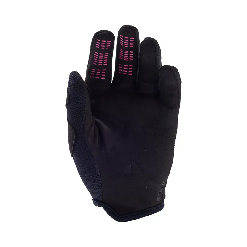 Fox Dirtpaw Kids Gloves in Black/Pink-1