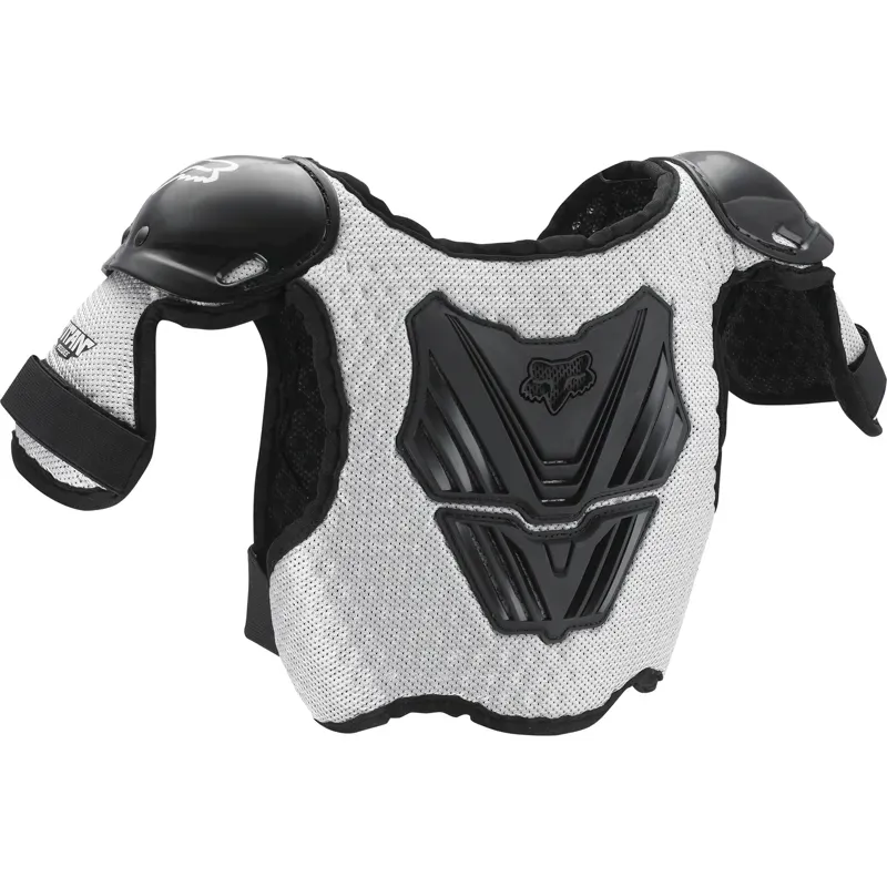 Fox PeeWee Titan Roost Deflector in Black/Silver-1