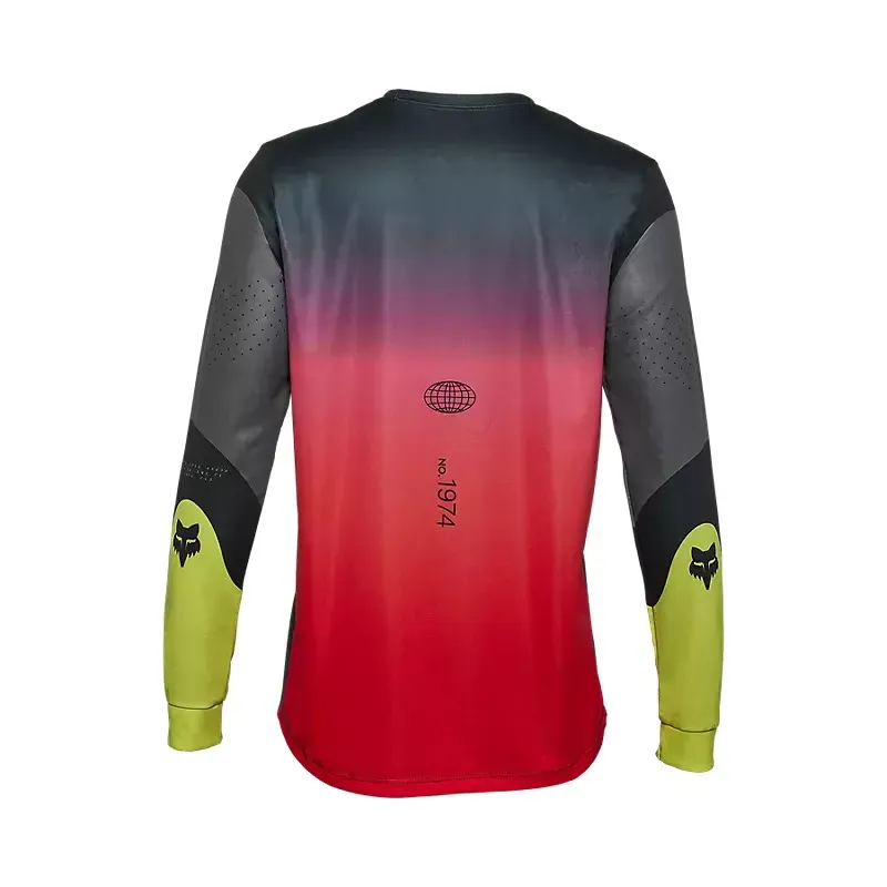 Fox Ranger Revise Long Sleeve Youth Jersey in Black/Pink-1