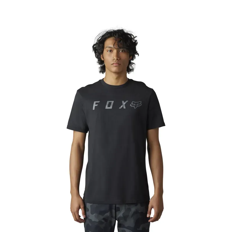 Fox Absolute Short Sleeve Premium T-Shirt in Black/Black