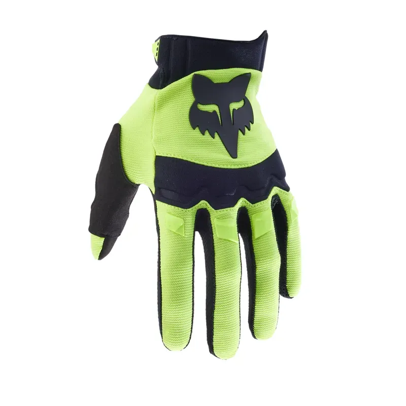 Fox Dirtpaw Gloves in Fluorescent Yellow
