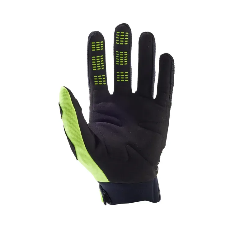 Fox Dirtpaw Gloves in Fluorescent Yellow-1