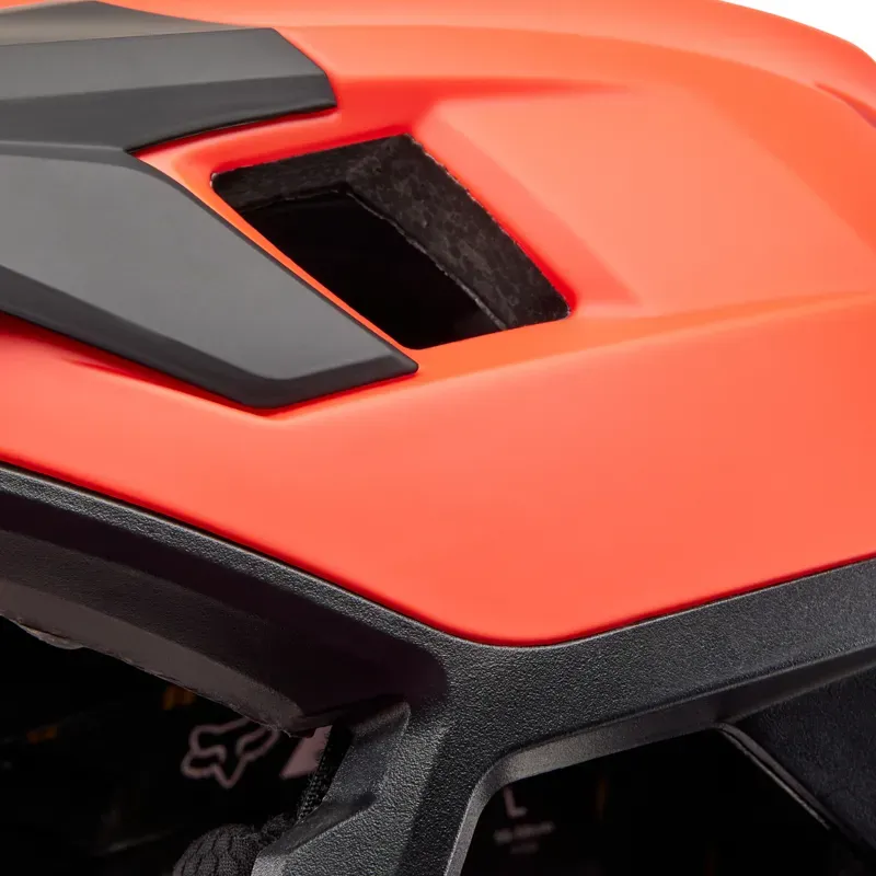 Fox Dropframe Helmet in Orange Flame-6