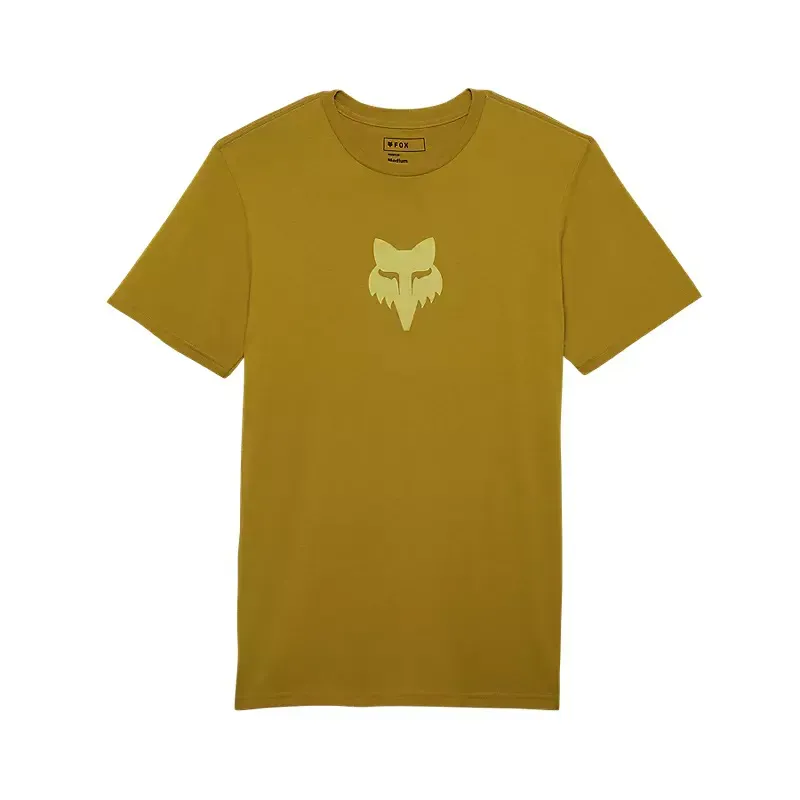 Fox Head Short Sleeve Premium T-Shirt in Mustard