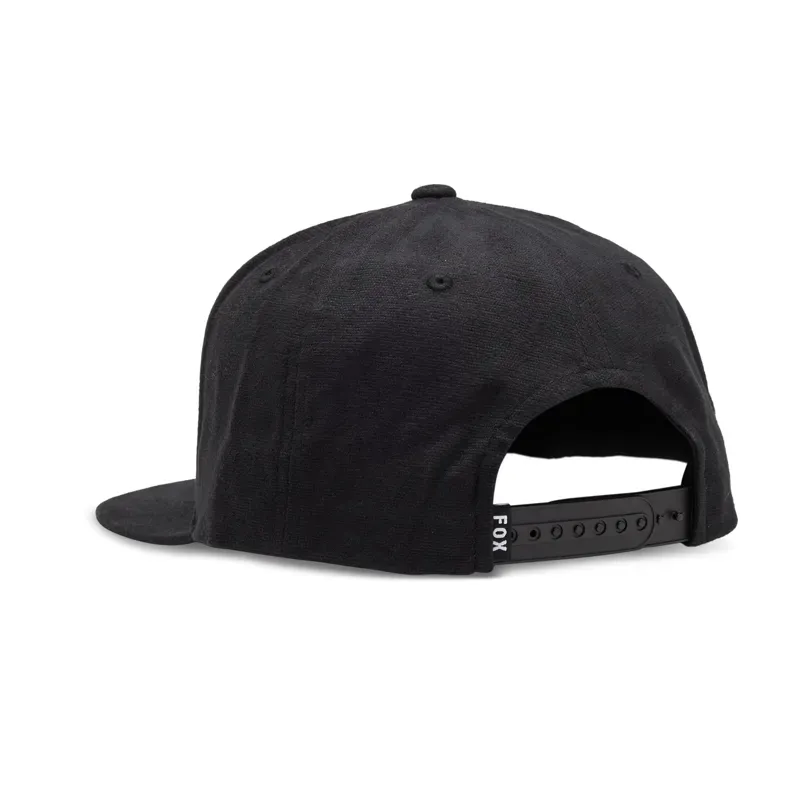 Fox Head Snapback Hat in Black/Charcoal-1