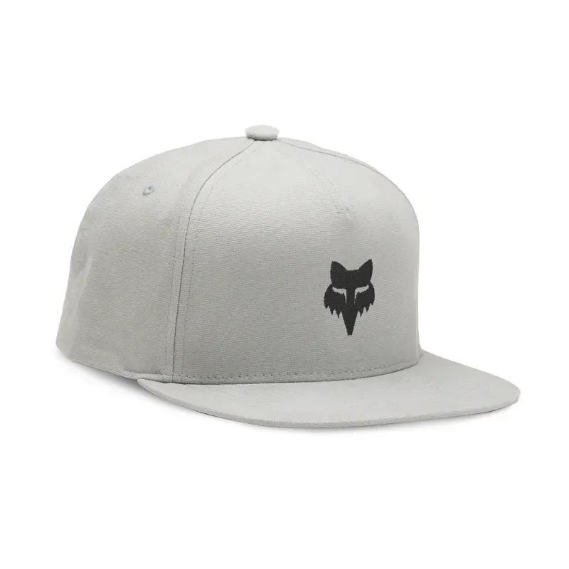 Fox Head Snapback Hat in Grey