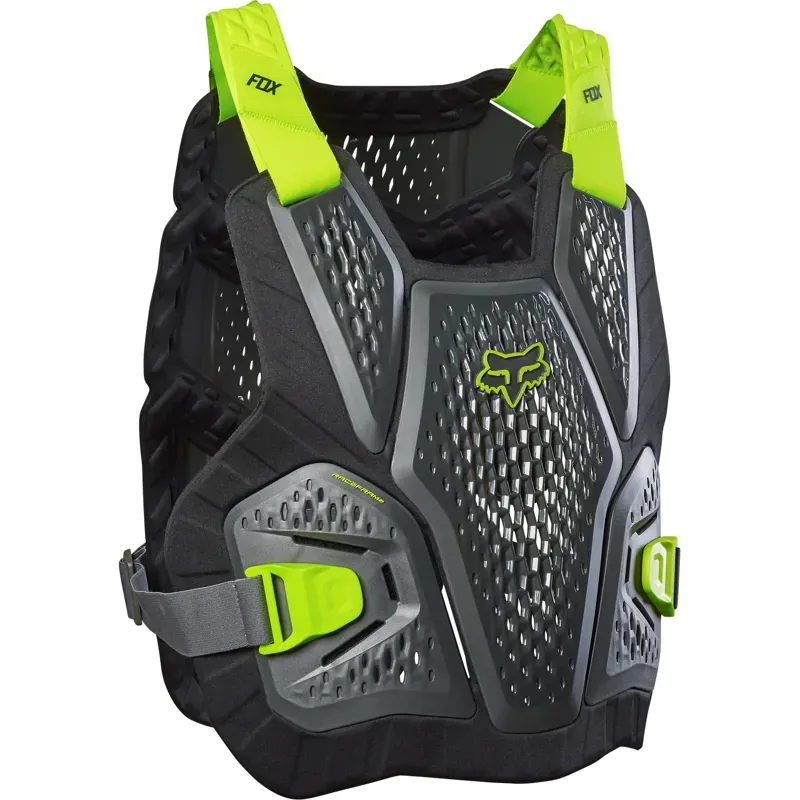 Fox Raceframe Impact CE Chest Guard in Dark Shadow Grey