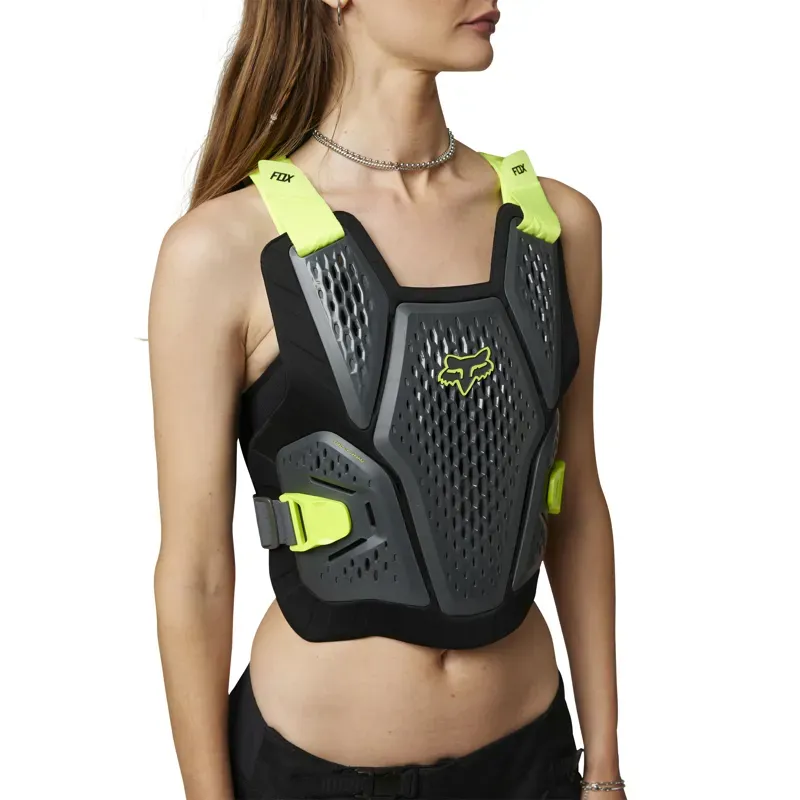 Fox Raceframe Impact CE Chest Guard in Dark Shadow Grey-3