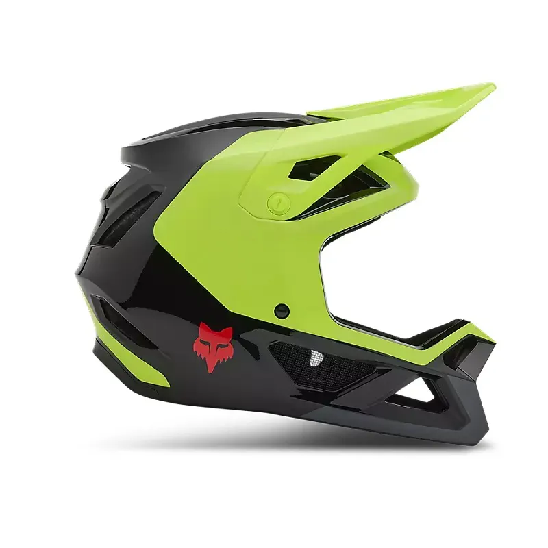 Fox Rampage Barge Helmet in Fluorescent Yellow