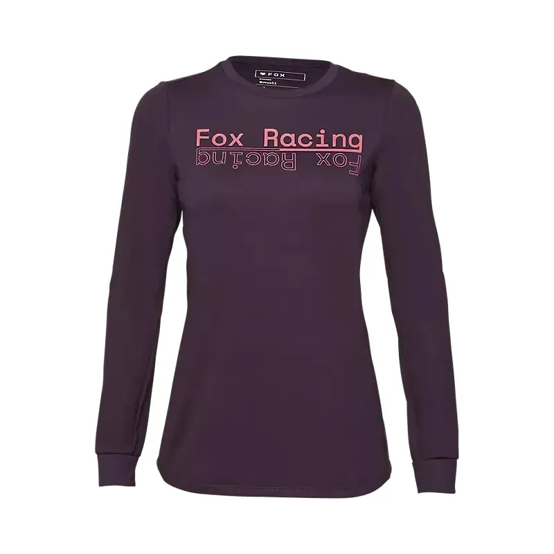Fox Ranger Drirelease Women's 3/4 Sleeve Jersey in Dark Purple