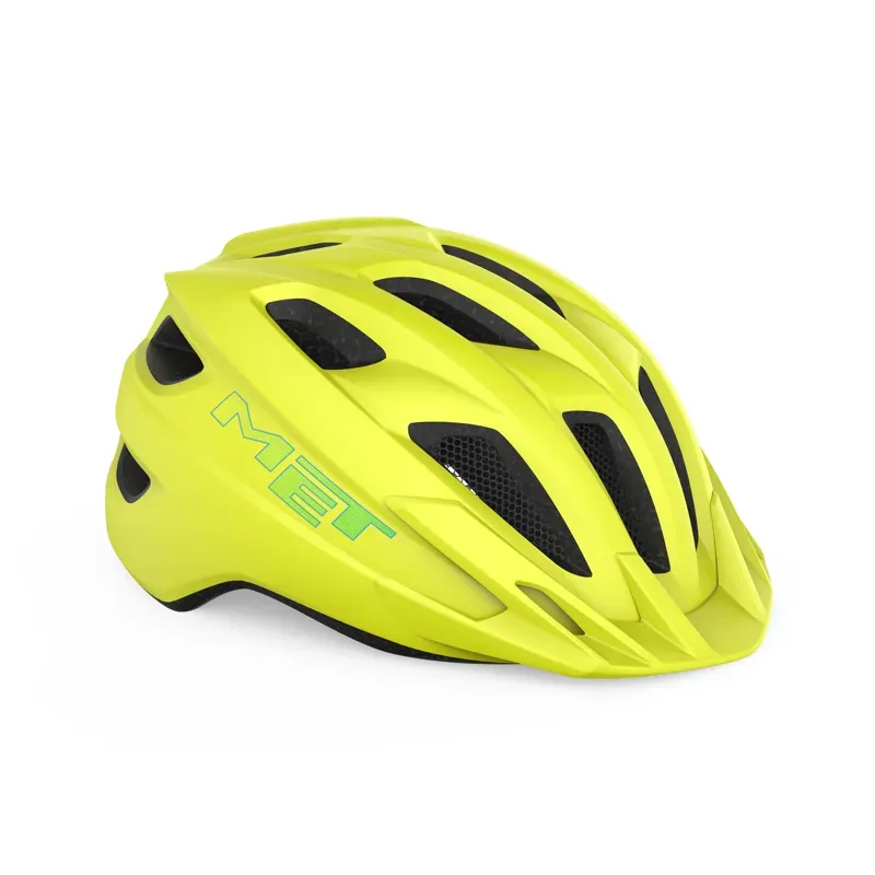 Met Crackerjack Youth Helmet in Yellow/Green