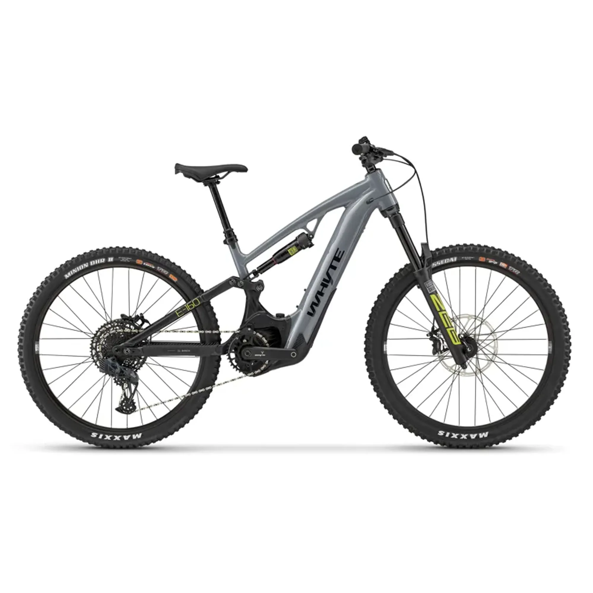 Whyte Bikes E-160 S Trail/Enduro E-mountain Bike in Grey/Matt Black