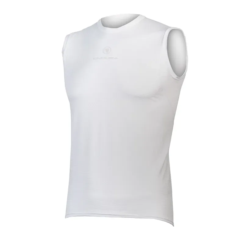 Endura Translite Sleeveless Baselayer II in White 