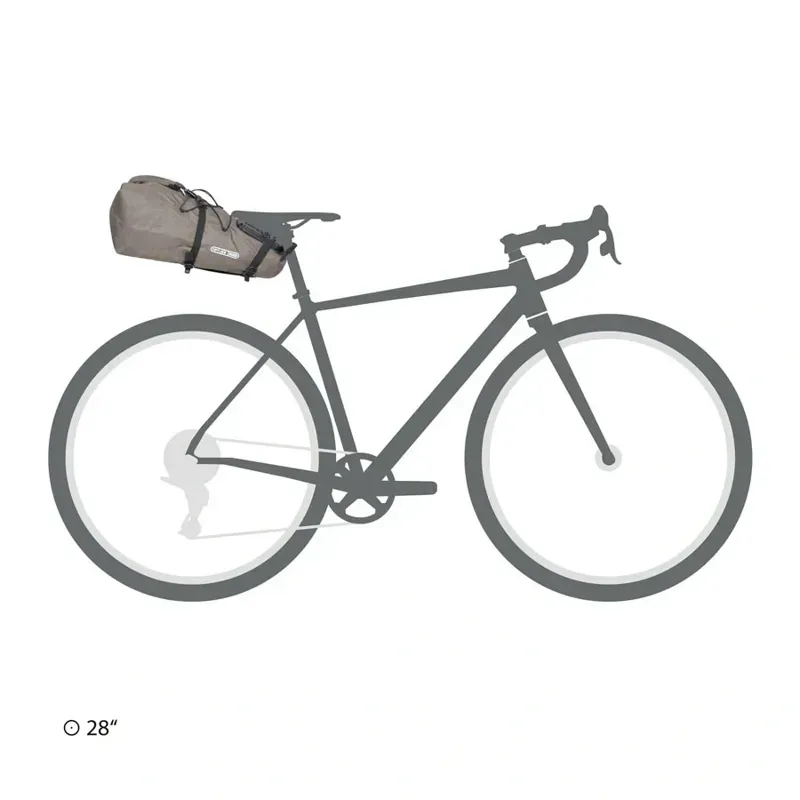 Ortlieb 13-litre Bikepacking Seat Pack in Dark Sand-5