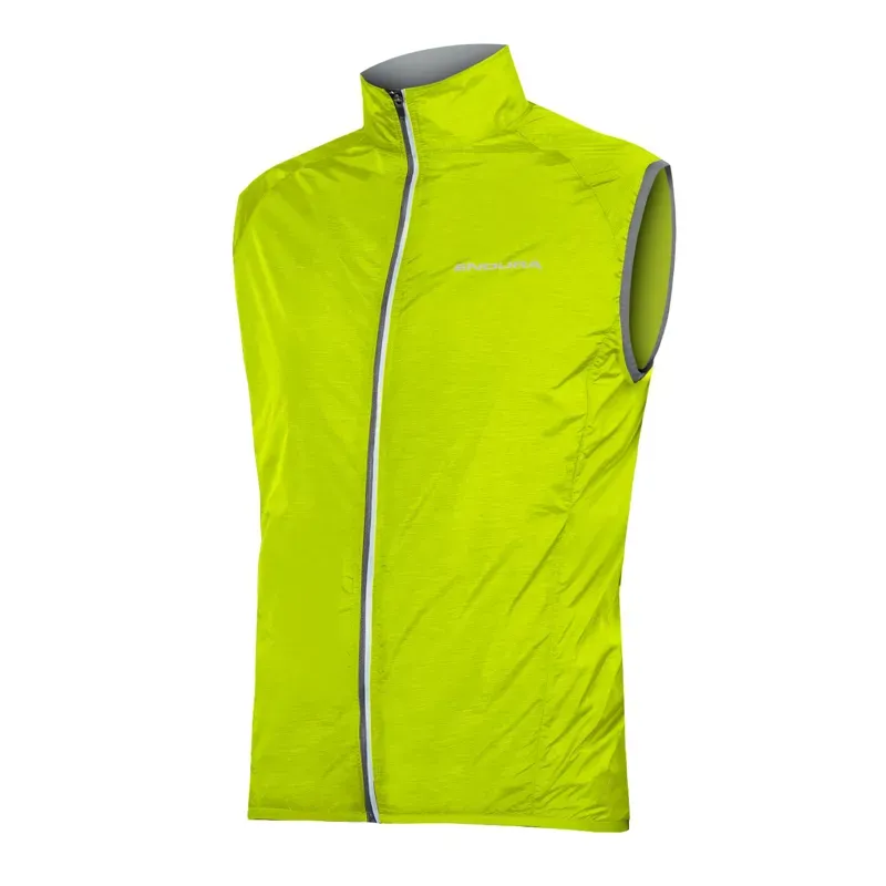Endura Pakagilet Cycling Gilet in Yellow