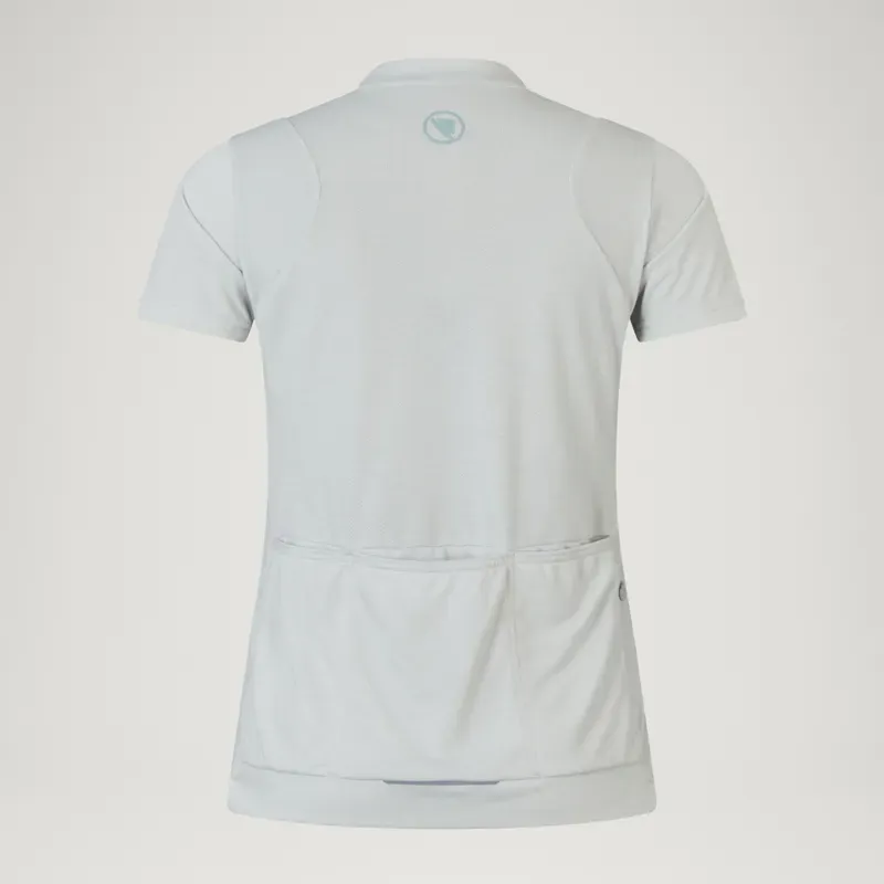 Endura Women's Loop S/S Zipped Jersey in Mains Grey-3