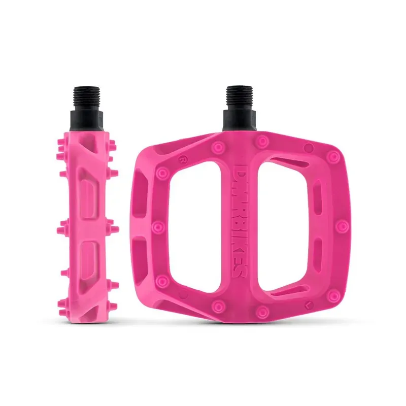 DMR - V6 Plastic Pedal - Cro-Mo Axle - Pink 97mm x 102mm