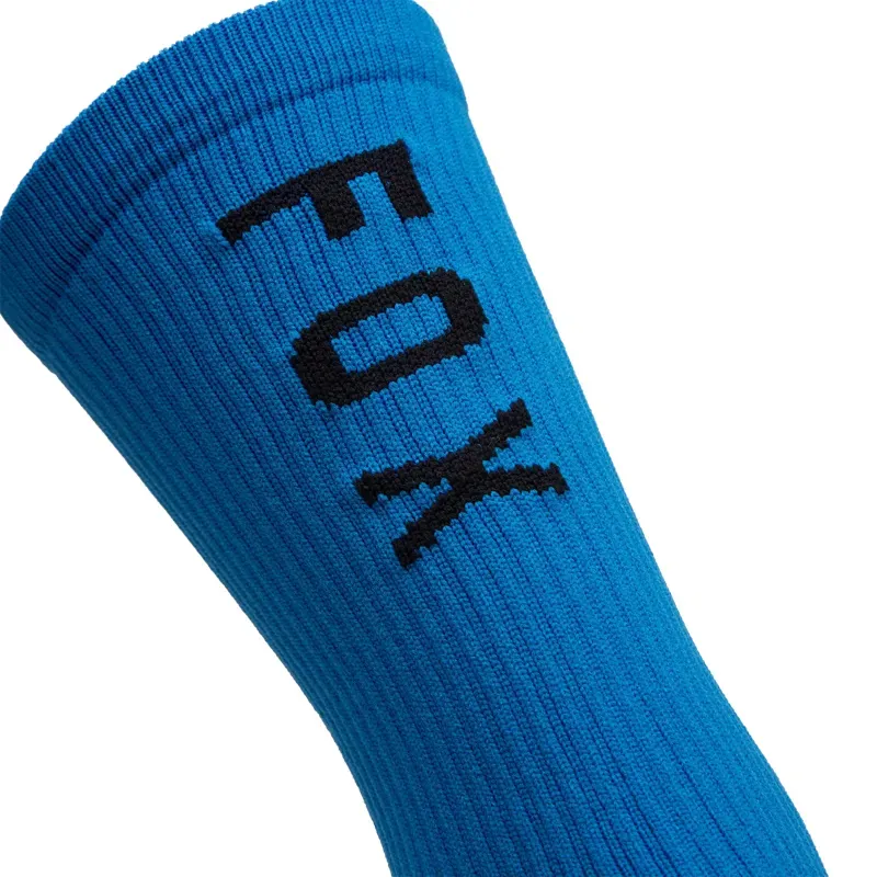 Fox 8in Ranger Socks in Blue Jewel-1