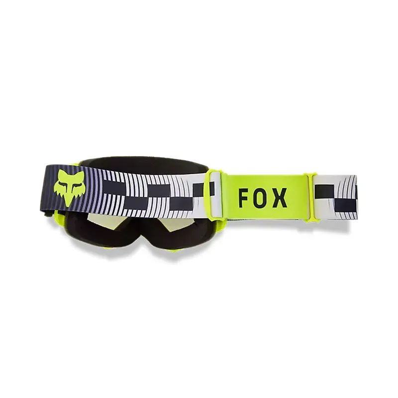 Fox Main Collect Mirrored Lens Goggles in Grey/Yellow-1
