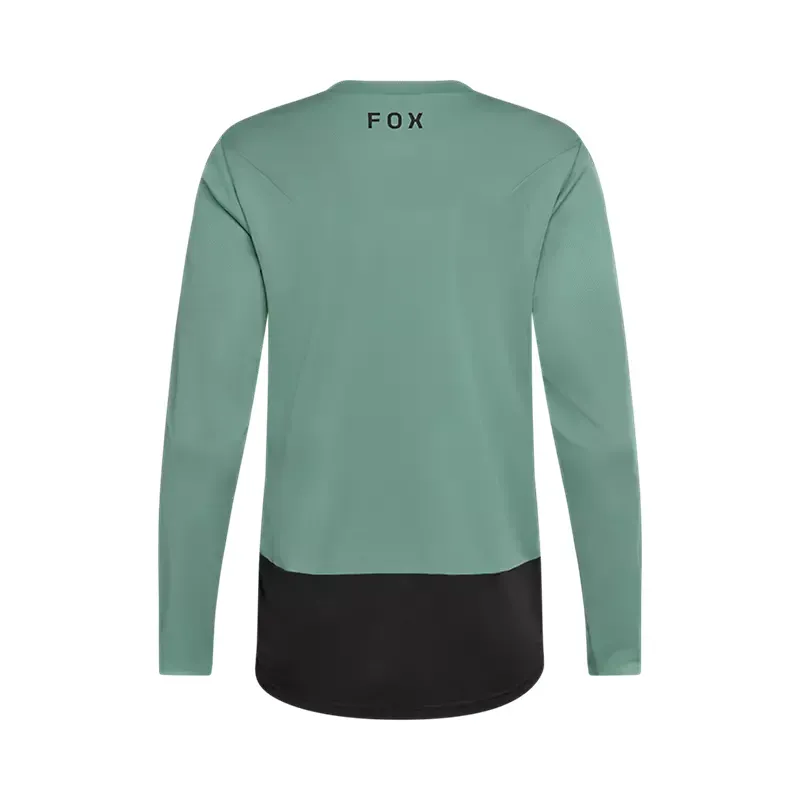 Fox Ranger Fox Head Long Sleeve Jersey in Pine Green-1