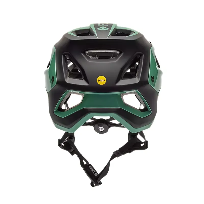 Fox Speedframe Pro Defy Helmet in Pine Green-3