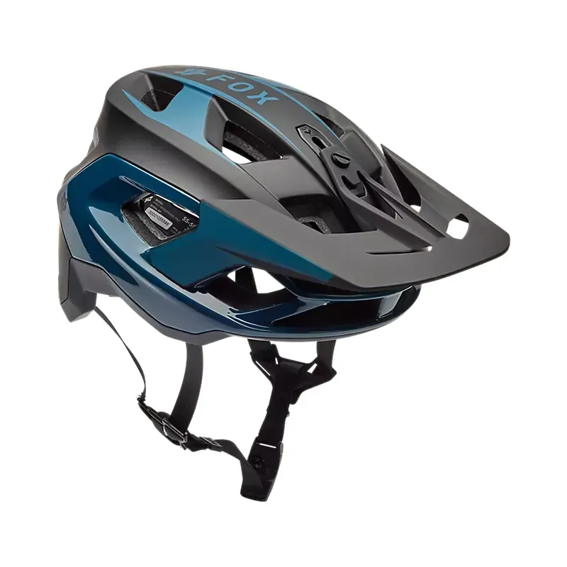 Fox Speedframe Pro Defy Helmet in Twilight Blue-1