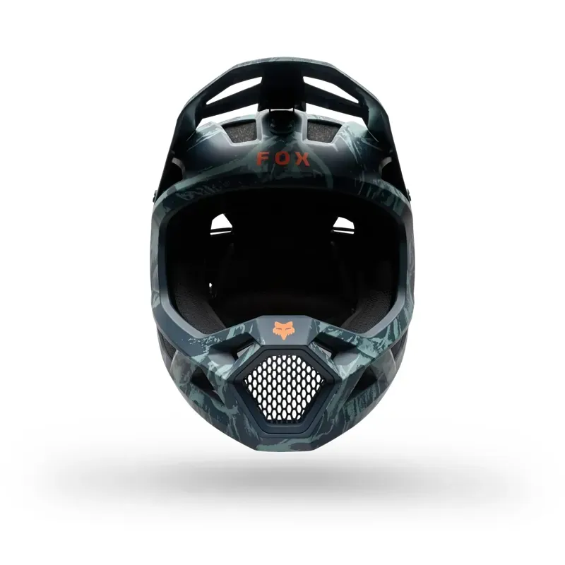 Fox Youth Rampage Image Print Helmet in Arctic Blue-2