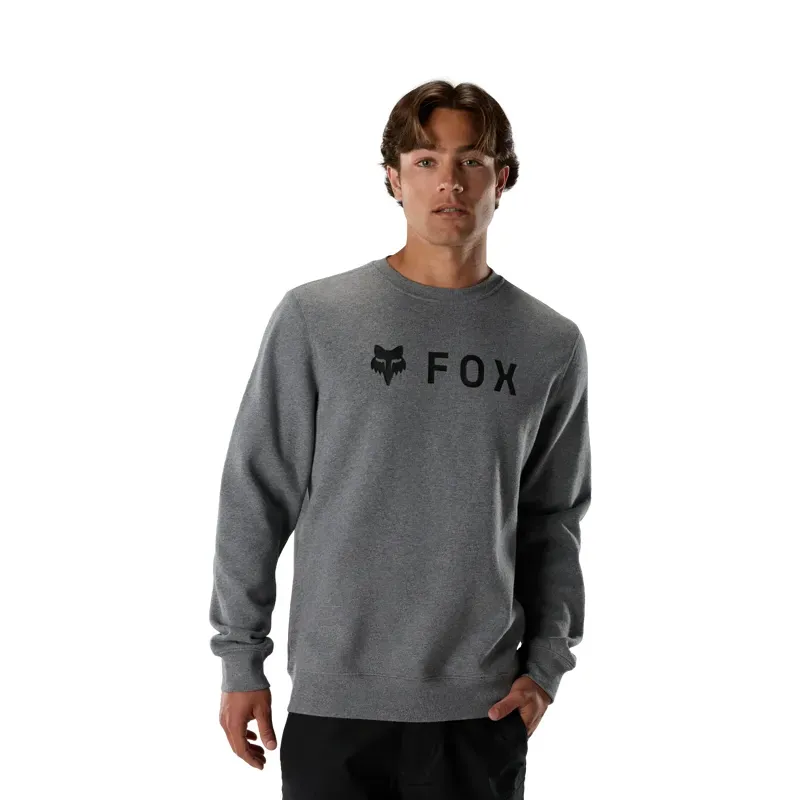 Fox Absolute Fleece Crew Sweatshirt in Heather Graphite-2