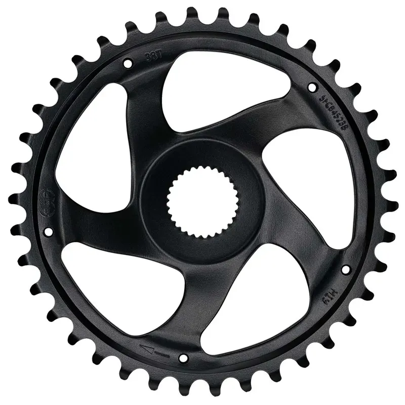KMC Bosch Gen 4 Super Narrow Chainring in Black-1