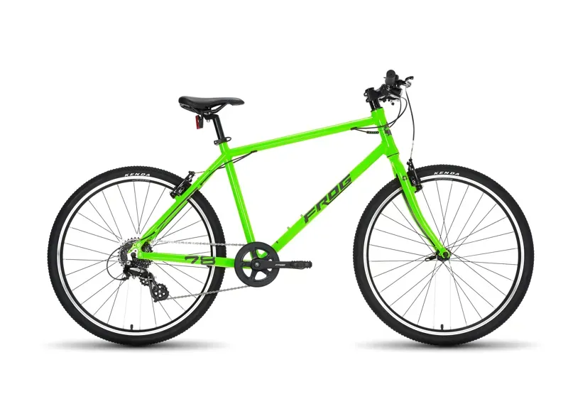 Frog Bikes Frog 78 Kids Hybrid Back In Neon Green